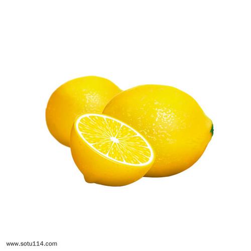 水果柠檬橙子切开的柠檬免抠素材png图片png免抠元素产品实物背景装饰